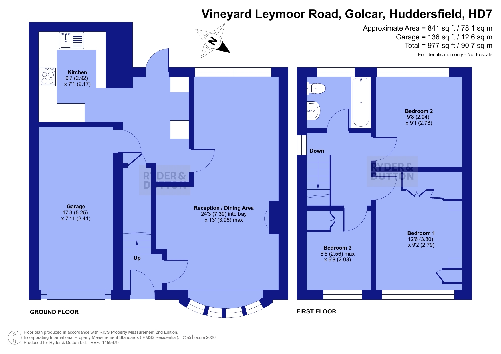 7, Vineyard, Huddersfield floorplan