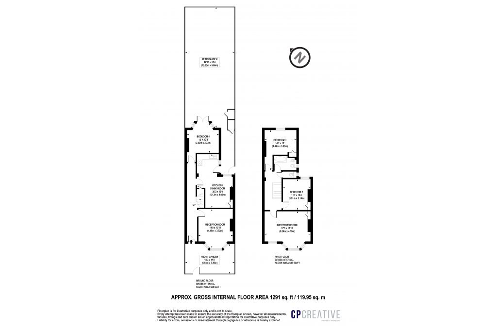 14 Quintin Avenue, London floorplan