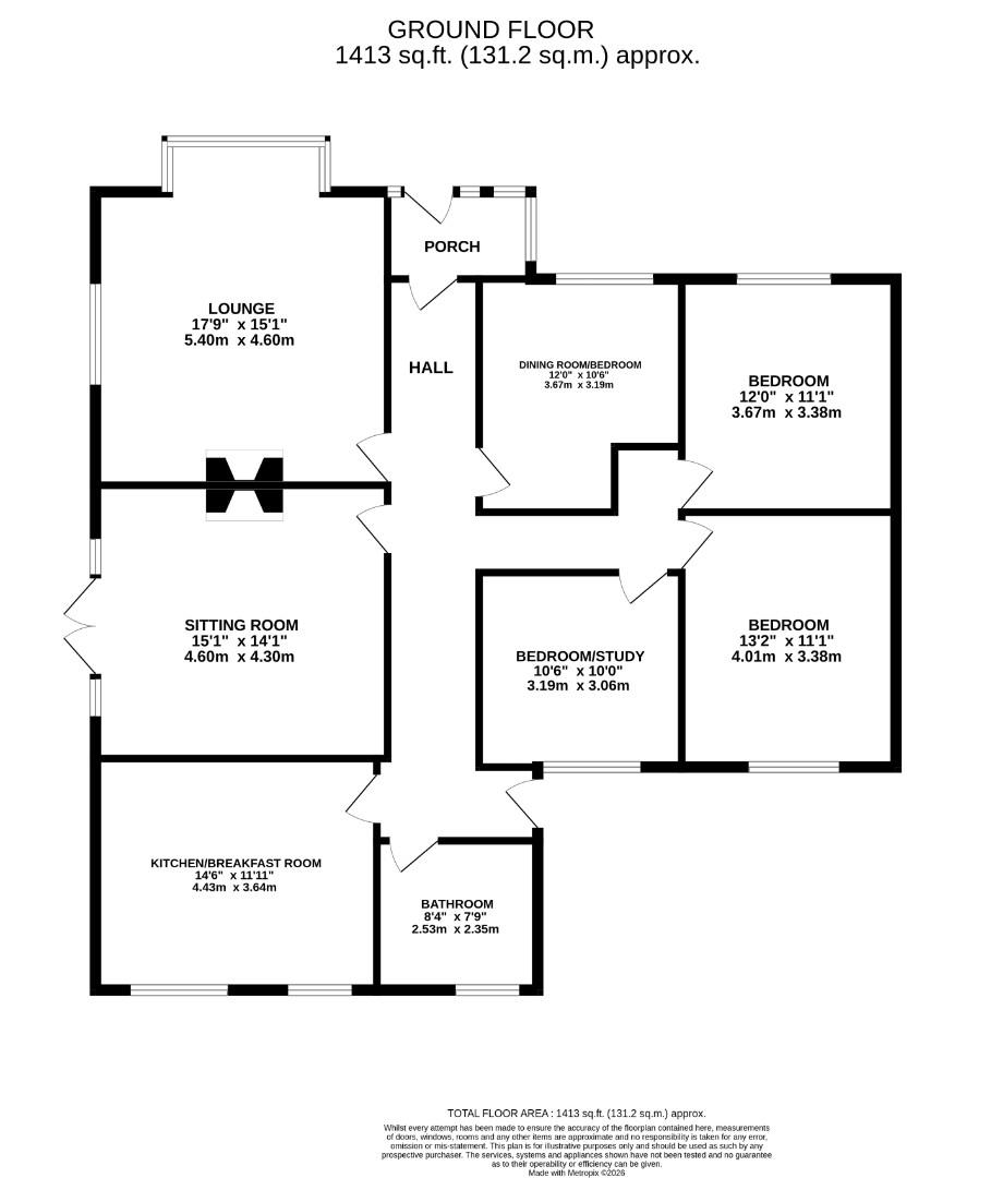 The Rosary, Biddenden Road, Tenterden floorplan