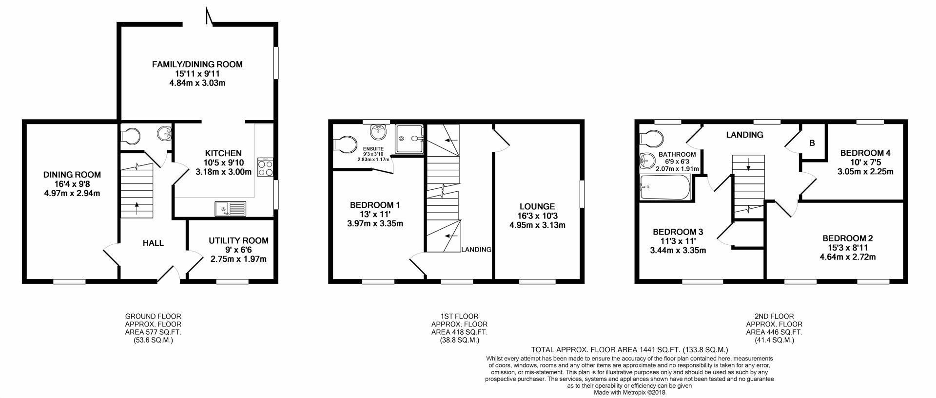 4 Bedrooms Town house for sale in Lily Walk, Sittingbourne ME10