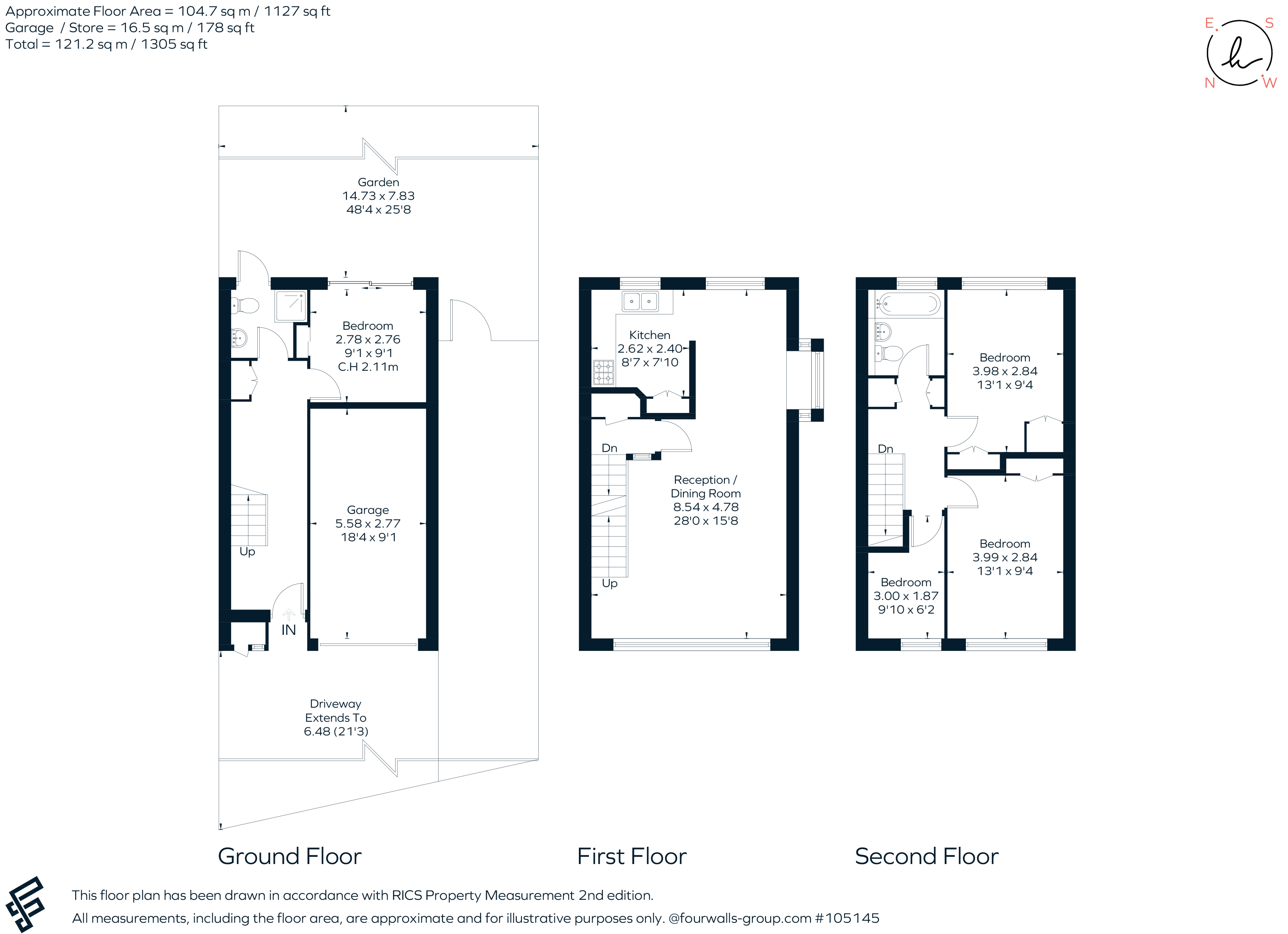 20, Little Bornes, London floorplan
