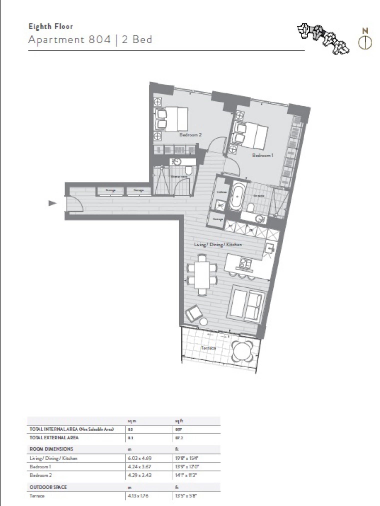 2 Bedrooms Flat to rent in North Wharf Road, London W2