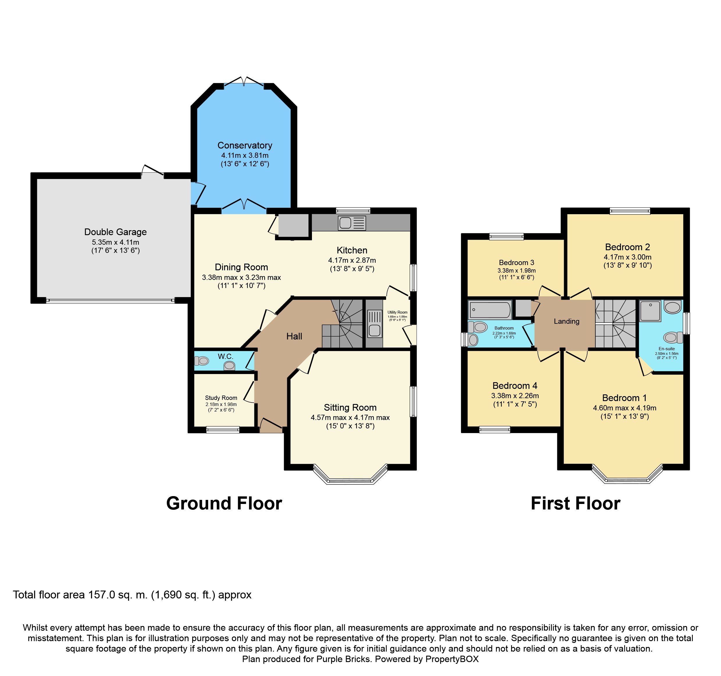 4 Bedrooms Detached house for sale in Spruce Avenue, Dunmow CM6