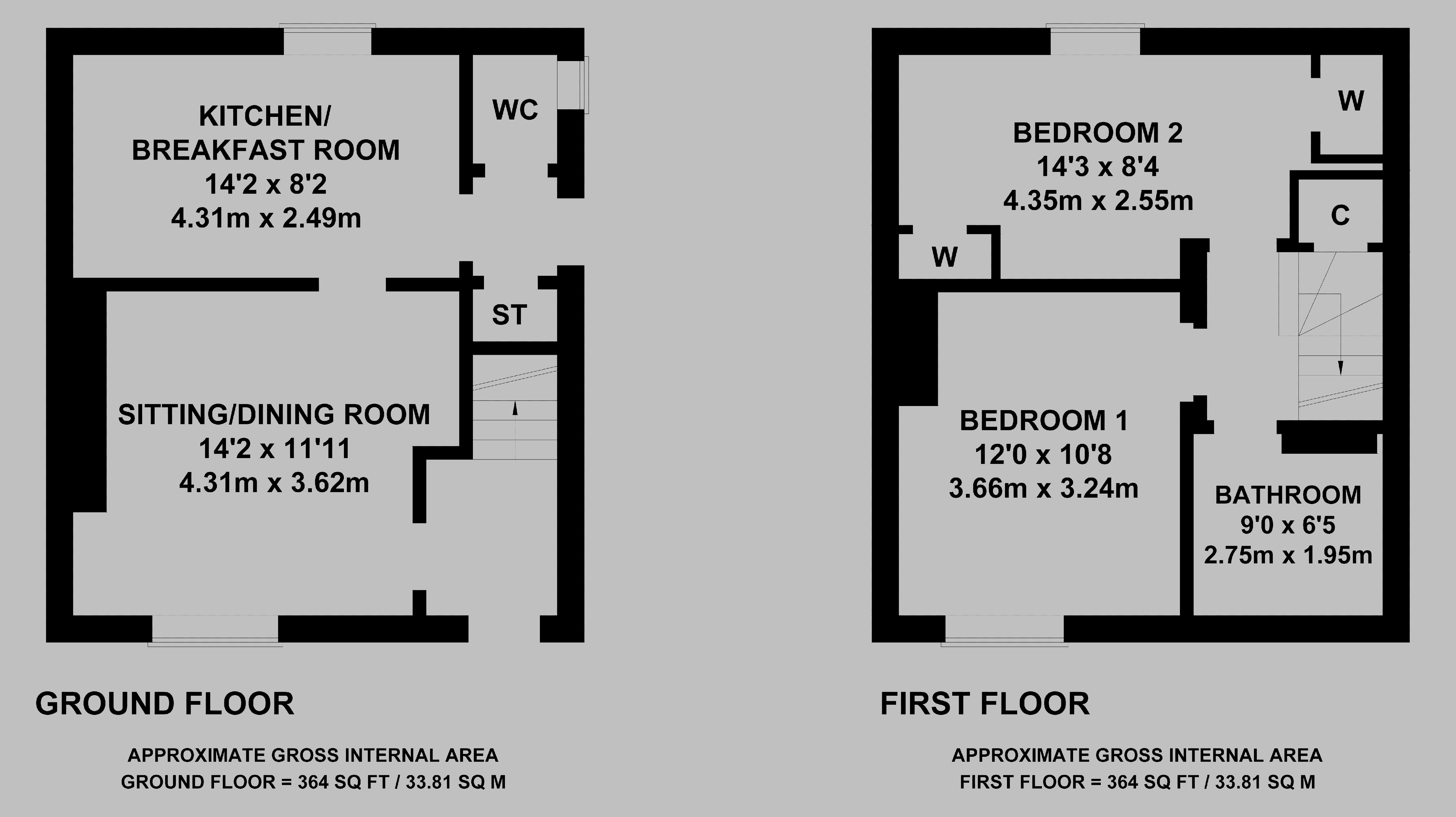 2 bed semidetached house for sale in Hill View Road, Braishfield