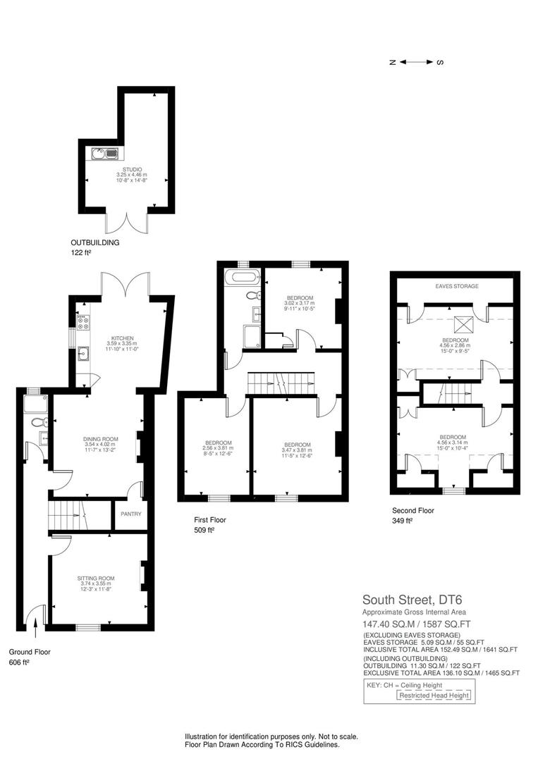 139, South Street, Bridport floorplan