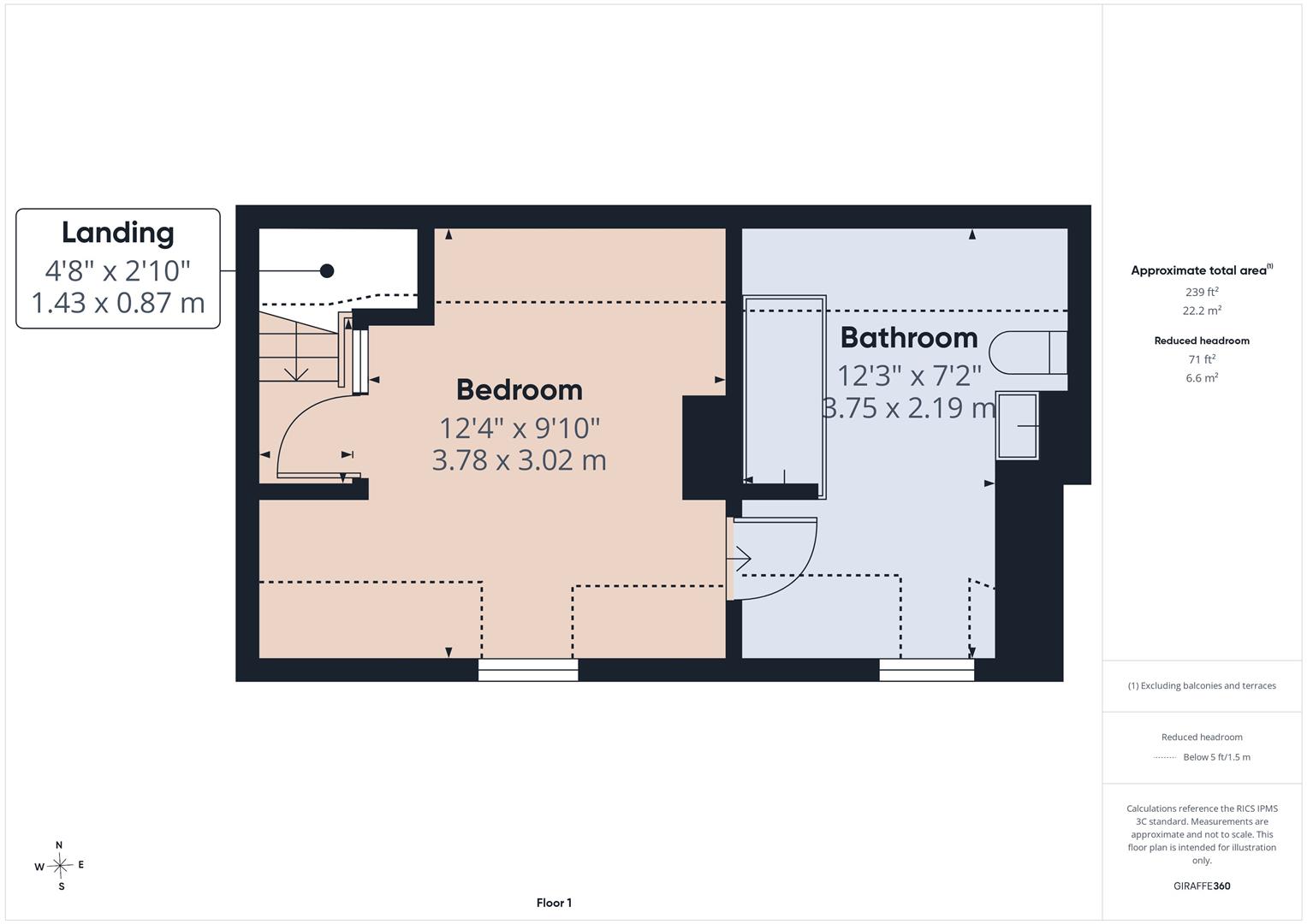 6, Oundle Road, Peterborough floorplan