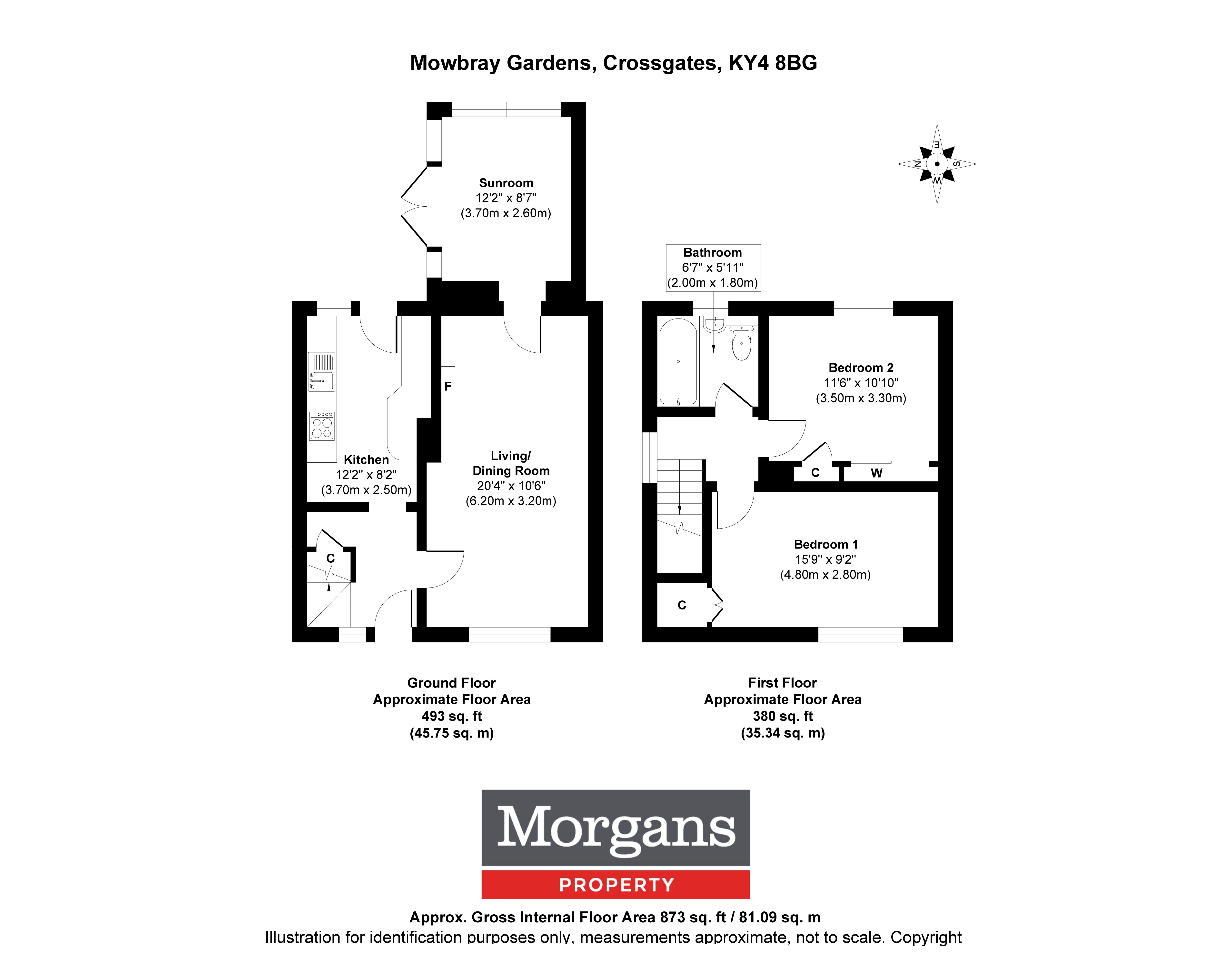 42, Mowbray Gardens, Crossgates floorplan