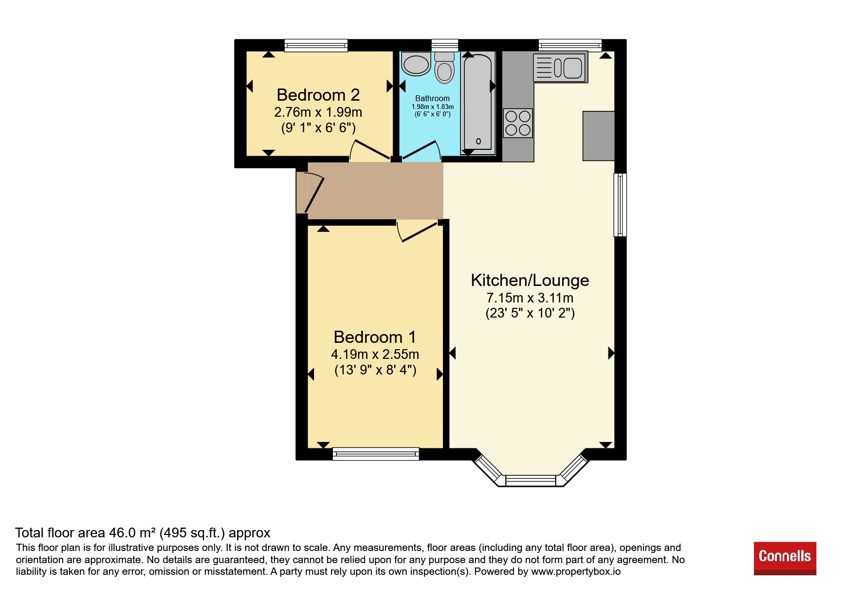 Redoubt Close, Hitchin floorplan