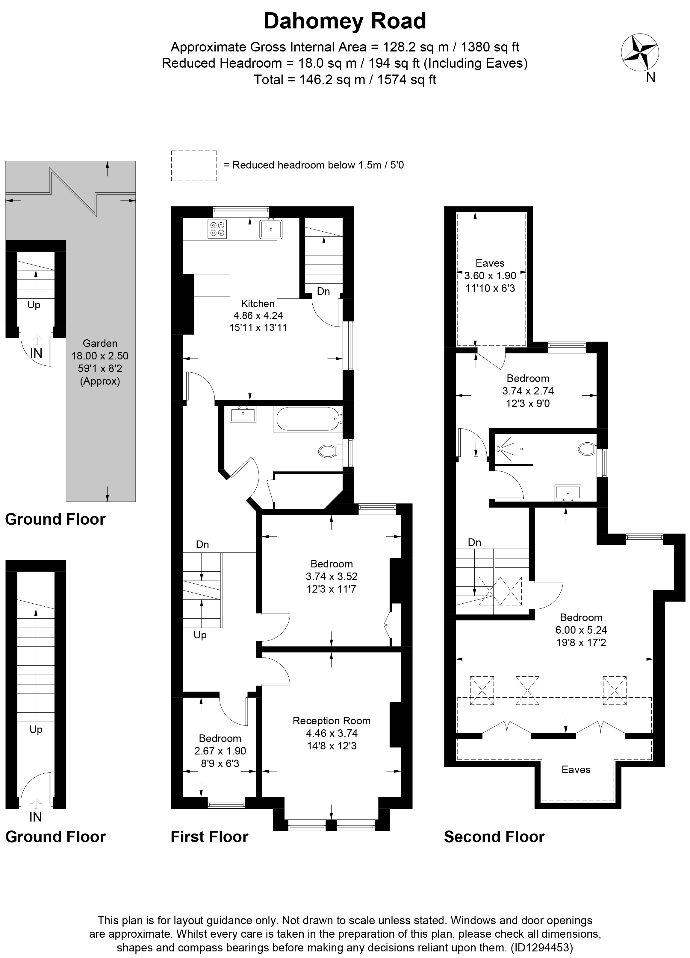 84, Dahomey Road, Wandsworth floorplan