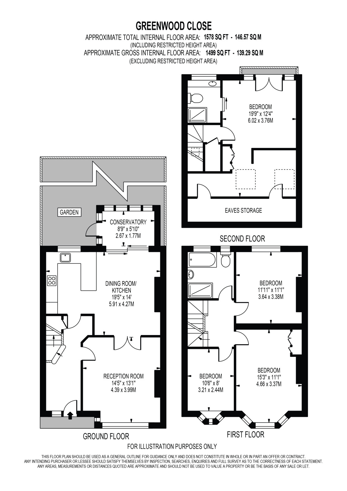 21, Greenwood Close, Morden floorplan