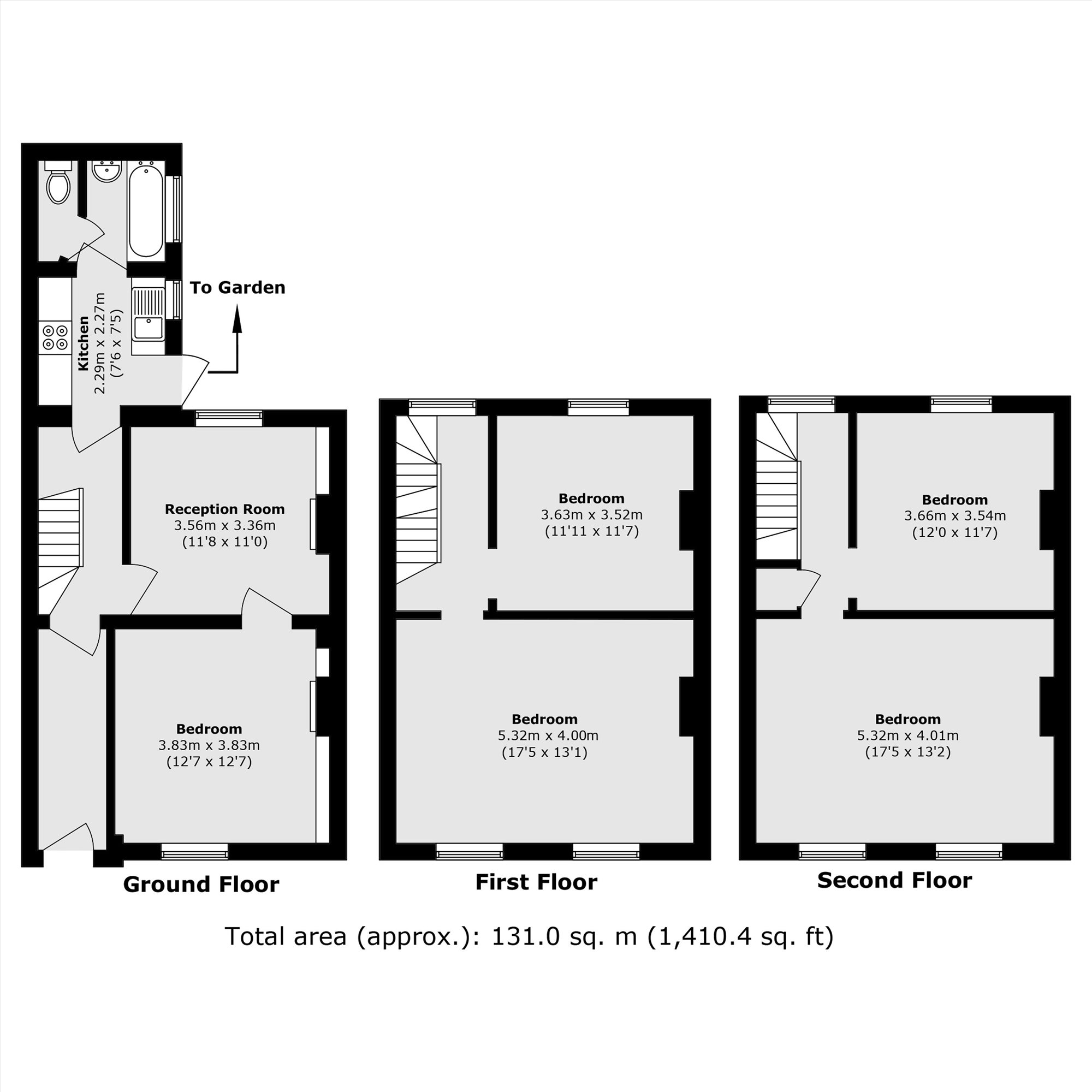43, Old Oak Lane, London floorplan