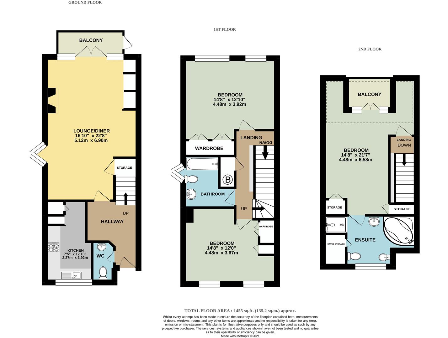 12, Andrews Reach, Bourne End floorplan