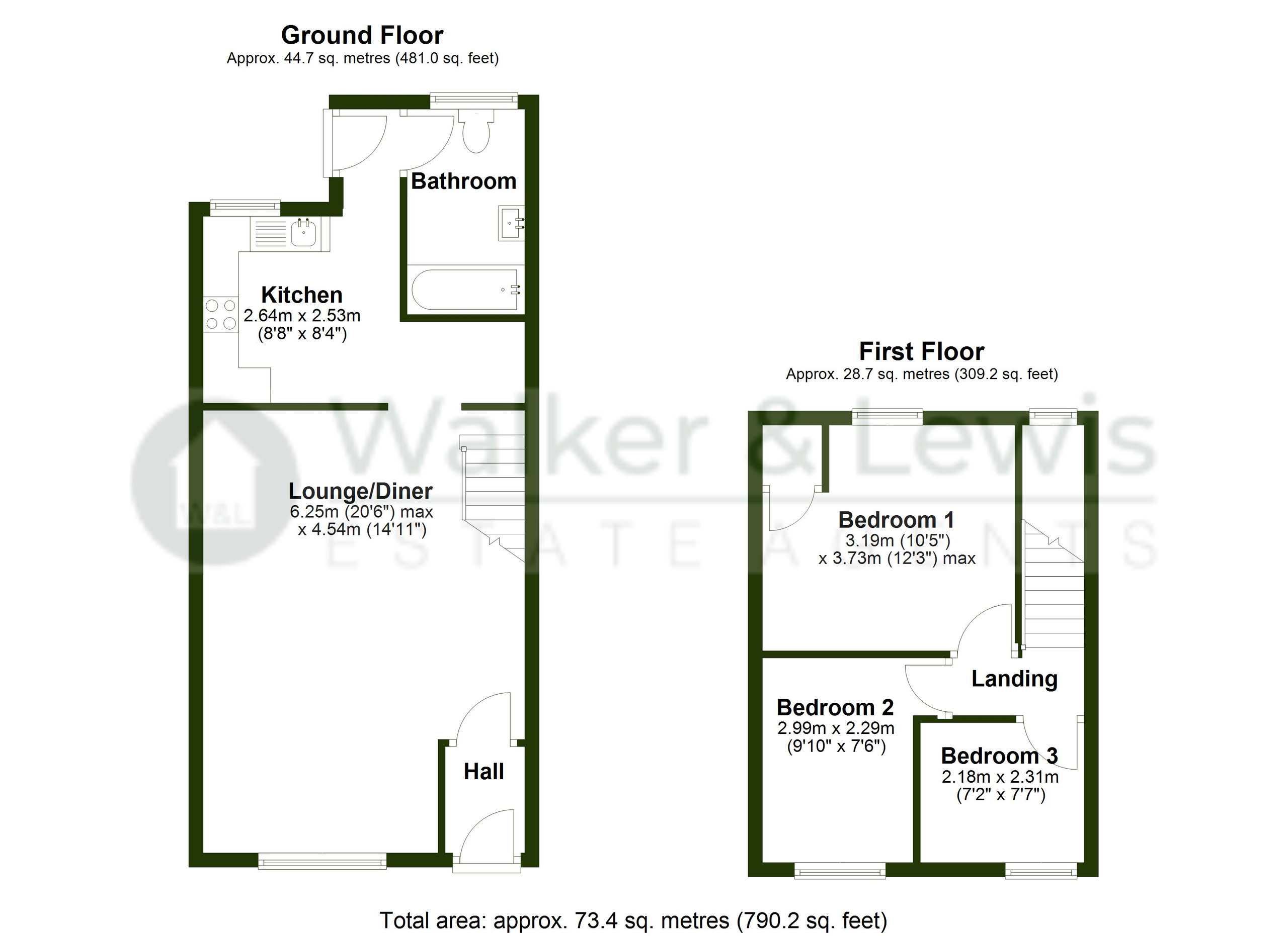 33 Dumfries Street, Treorchy floorplan