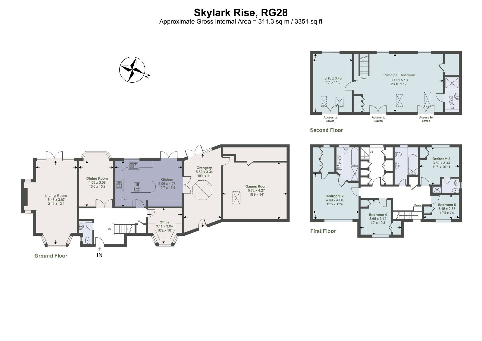 1, Skylark Rise, Hampshire floorplan