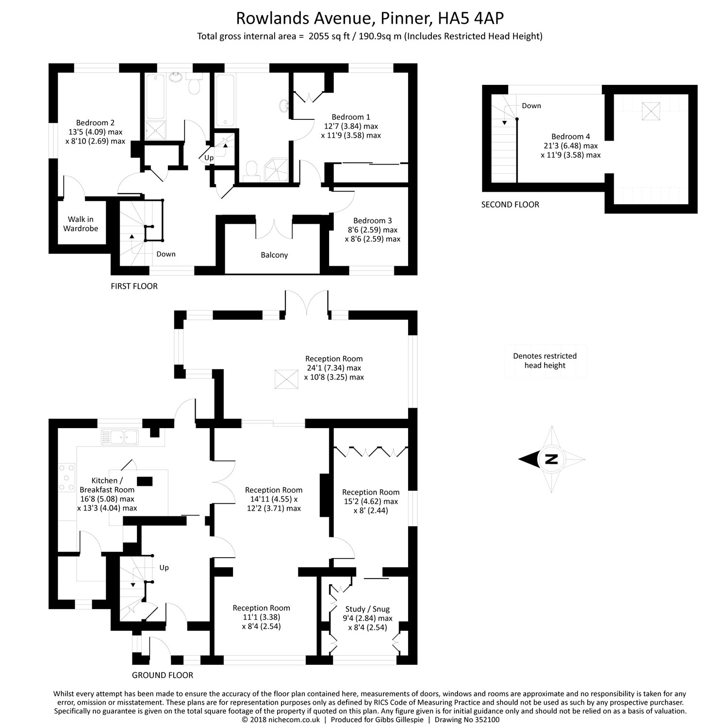 4 Bedrooms Detached house for sale in Rowlands Avenue, Pinner, Middlesex HA5