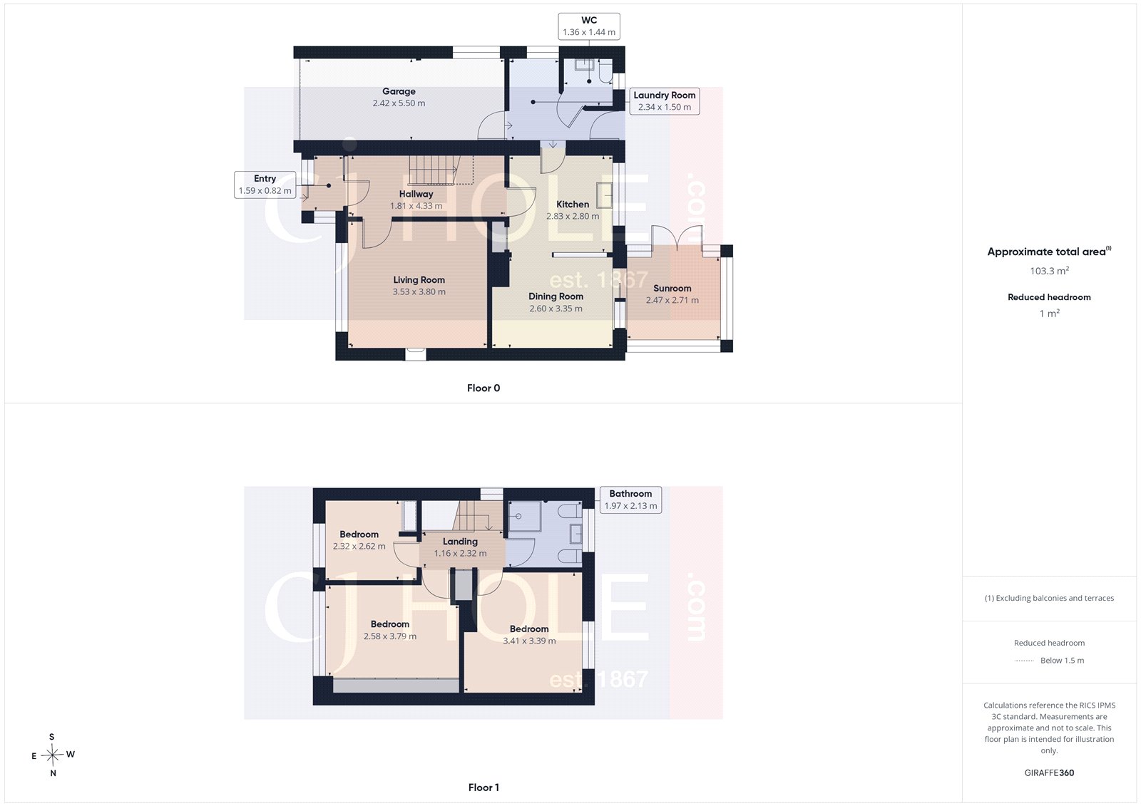 9, Woodcote, Bristol floorplan