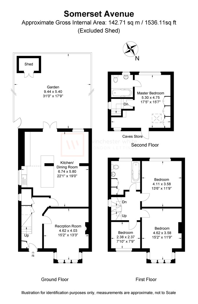 37, Somerset Avenue, London floorplan