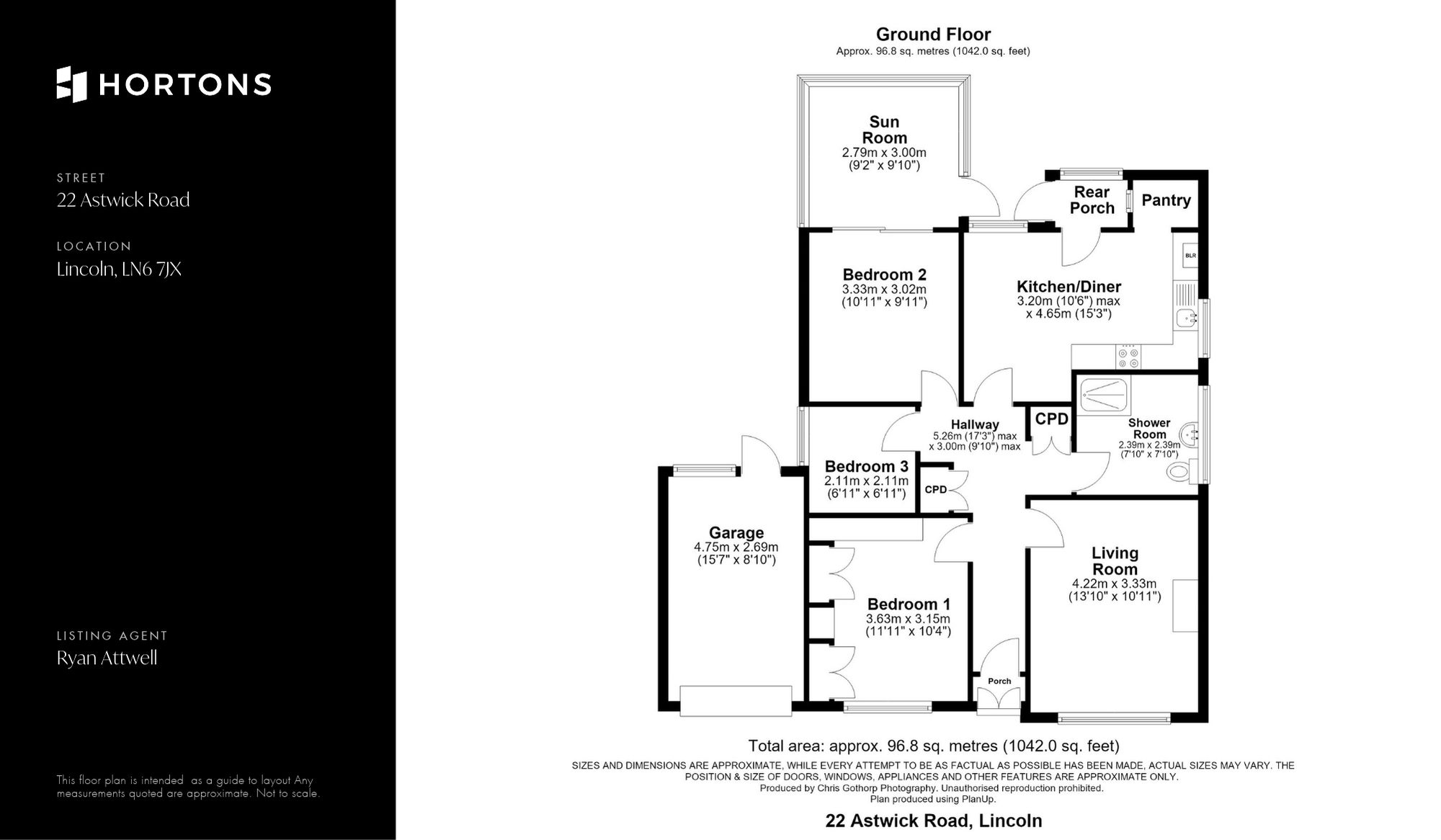 22 Astwick Road, Lincoln floorplan