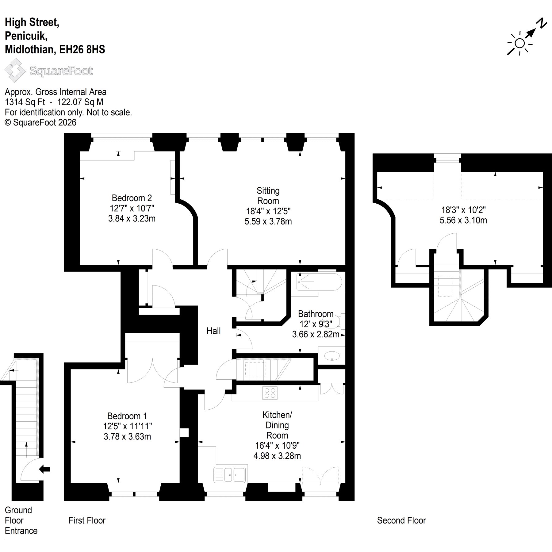 21 High Street, Penicuik Midlothian floorplan