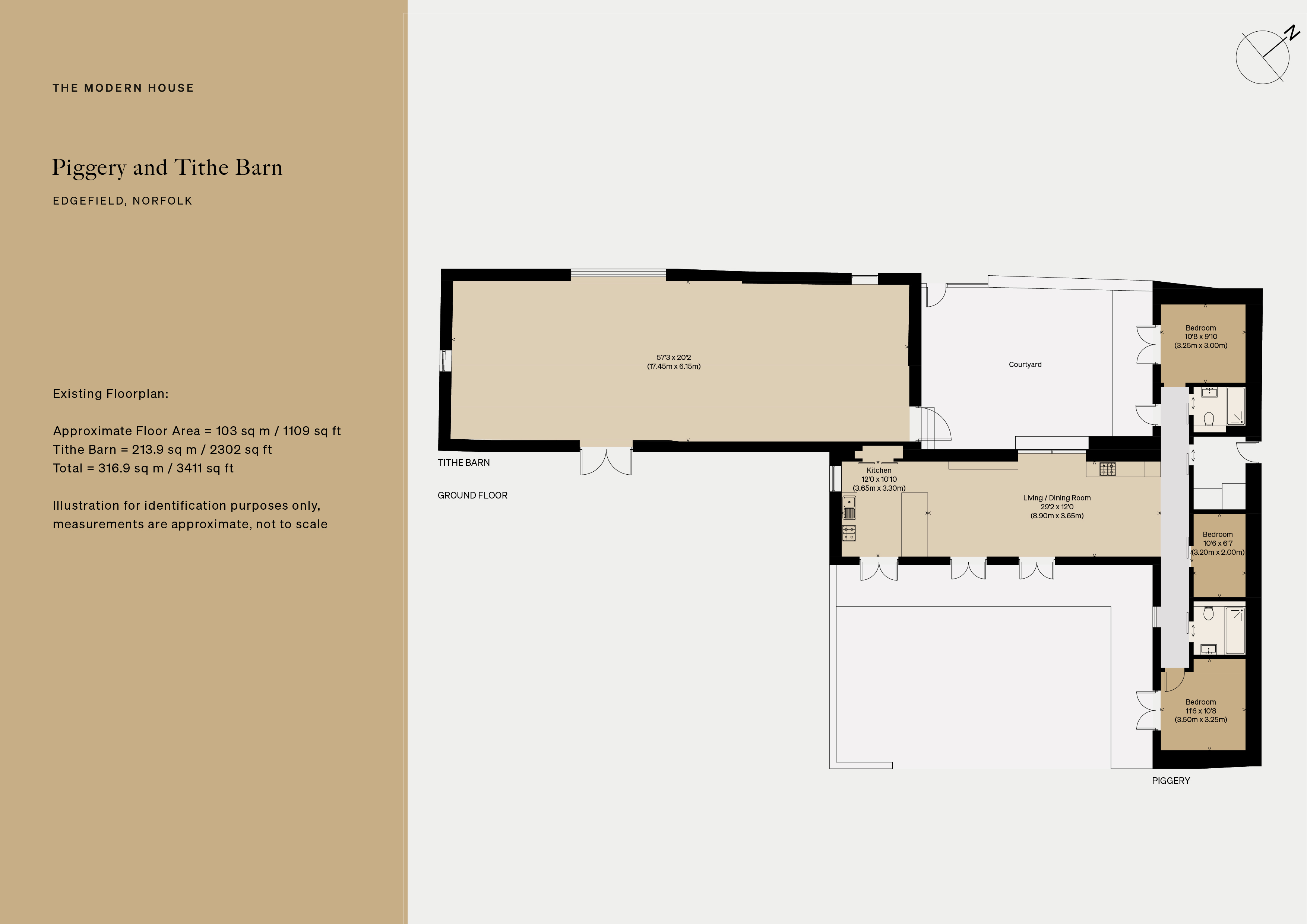 Tithe Barn, Tithe Barn Rectory Road, Edgefield, Norfolk floorplan