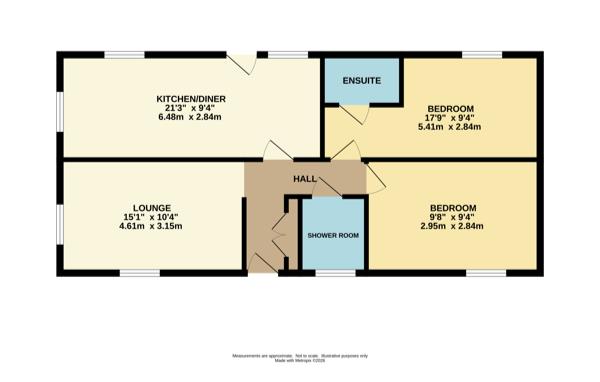1 Oak Road, Lindow Court Park, Knutsford floorplan