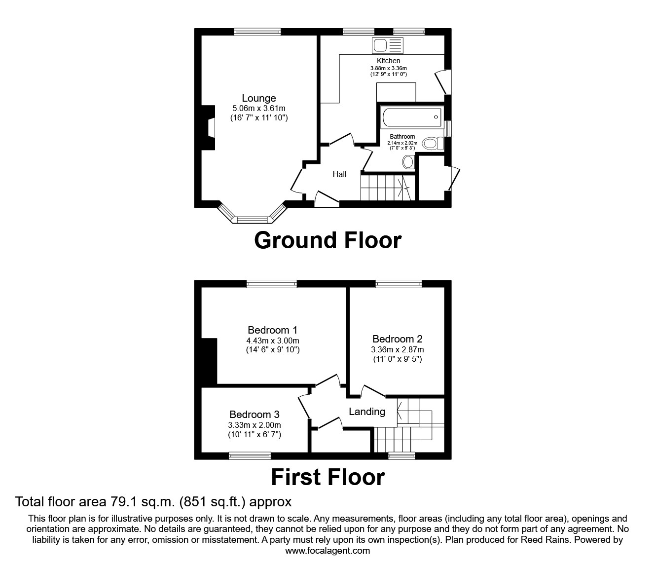 Merewood Road, Three Lane Ends, Castleford, West Yorkshire WF10, 3