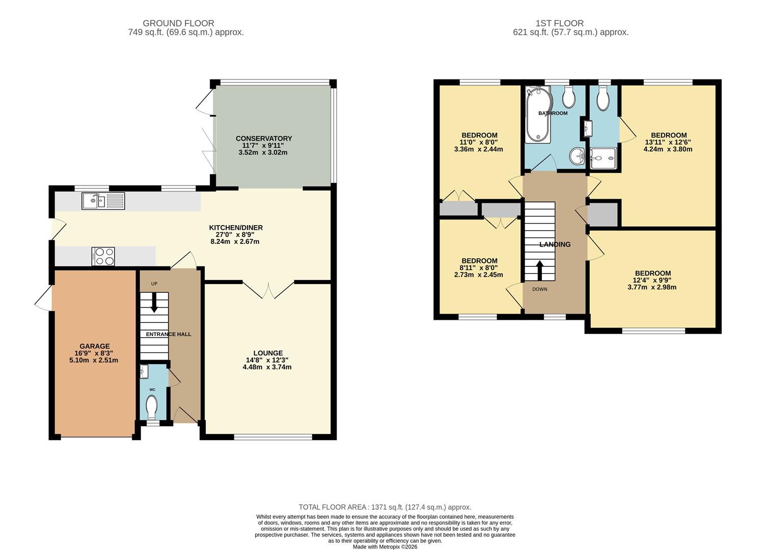 5, Steep Close, Orpington floorplan