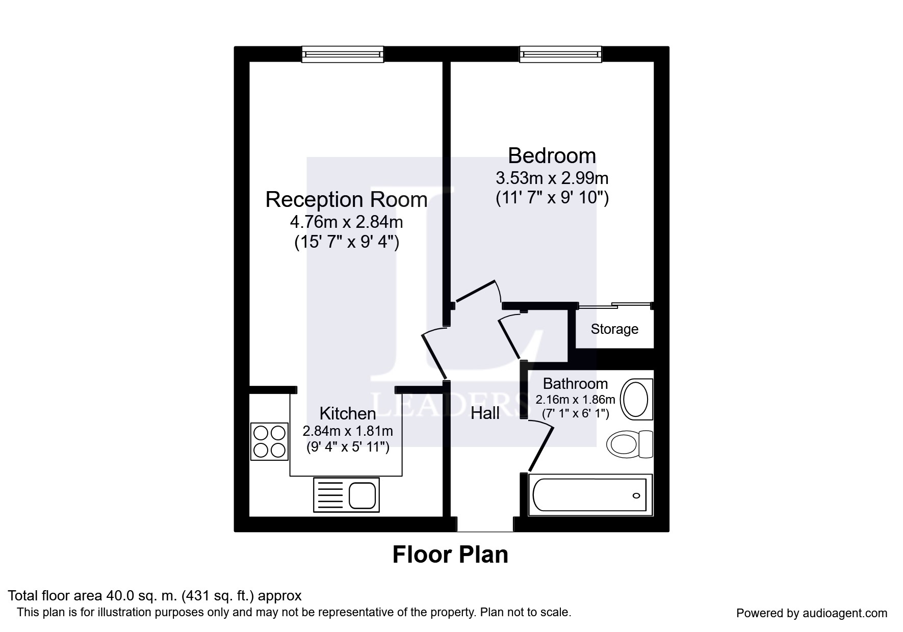 1 Bedrooms Flat to rent in Gordon Road, Haywards Heath RH16