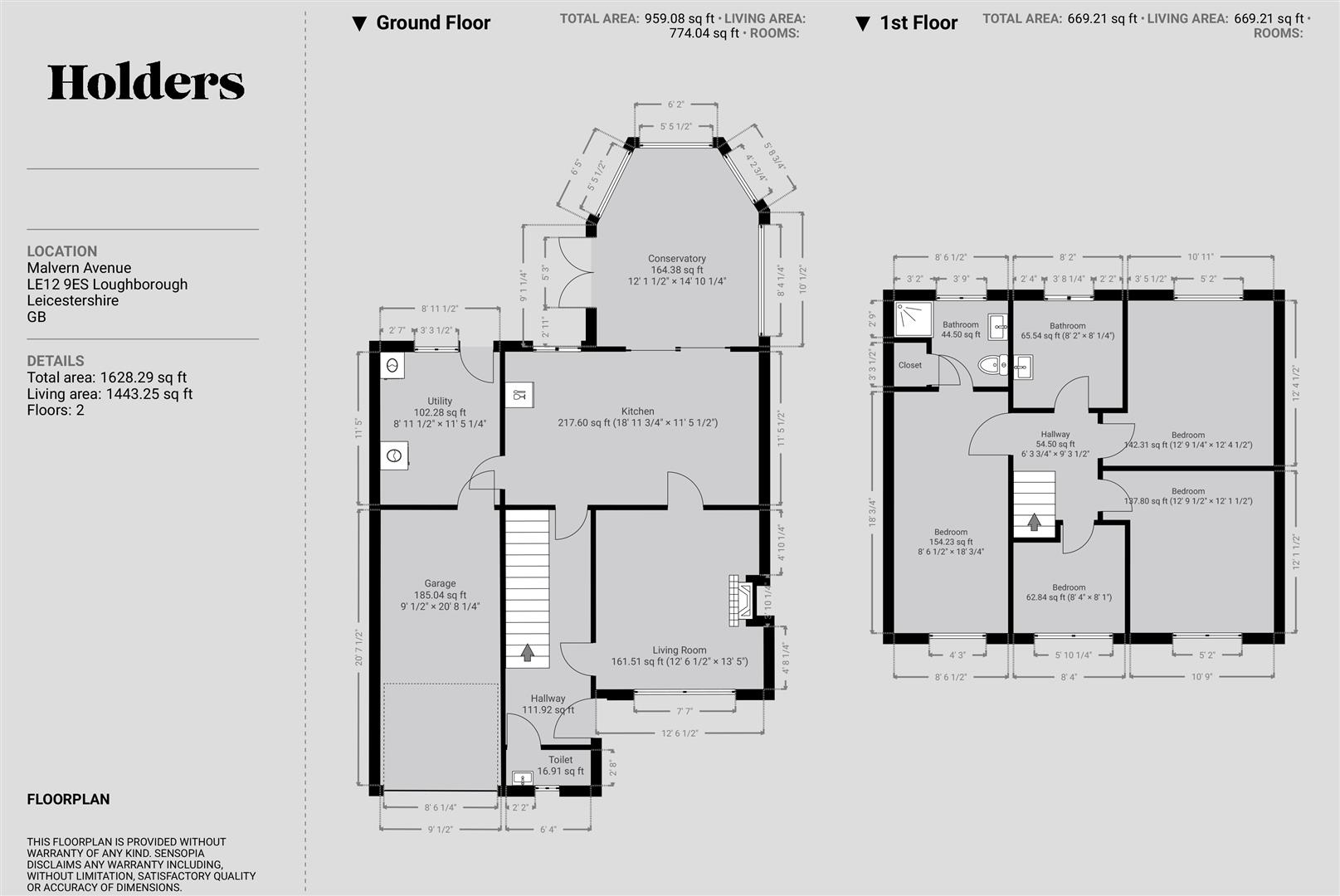 11, Malvern Avenue, Loughborough floorplan
