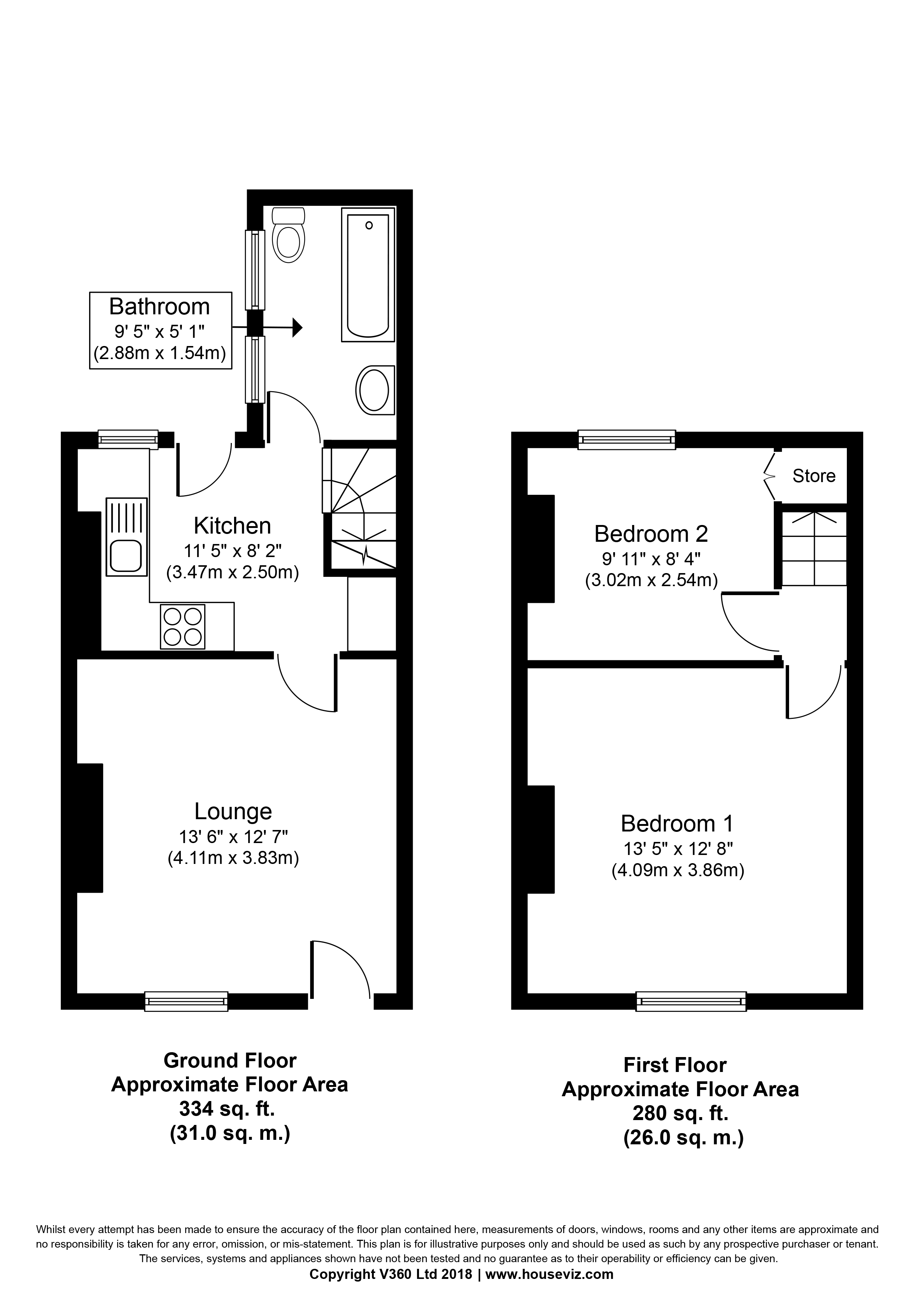 2 Bedrooms  to rent in Newland Street, Wakefield WF1