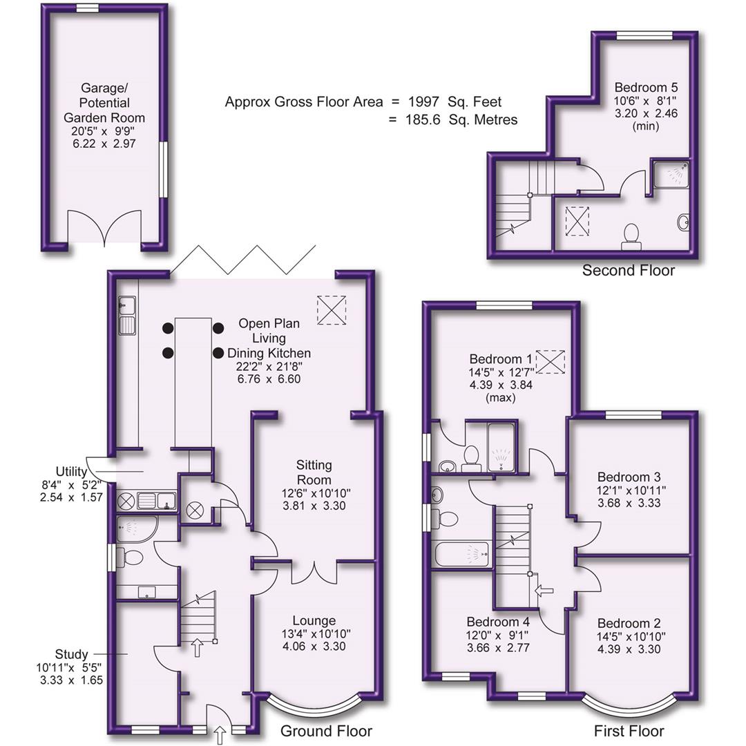 20, Langdale Road, Sale floorplan