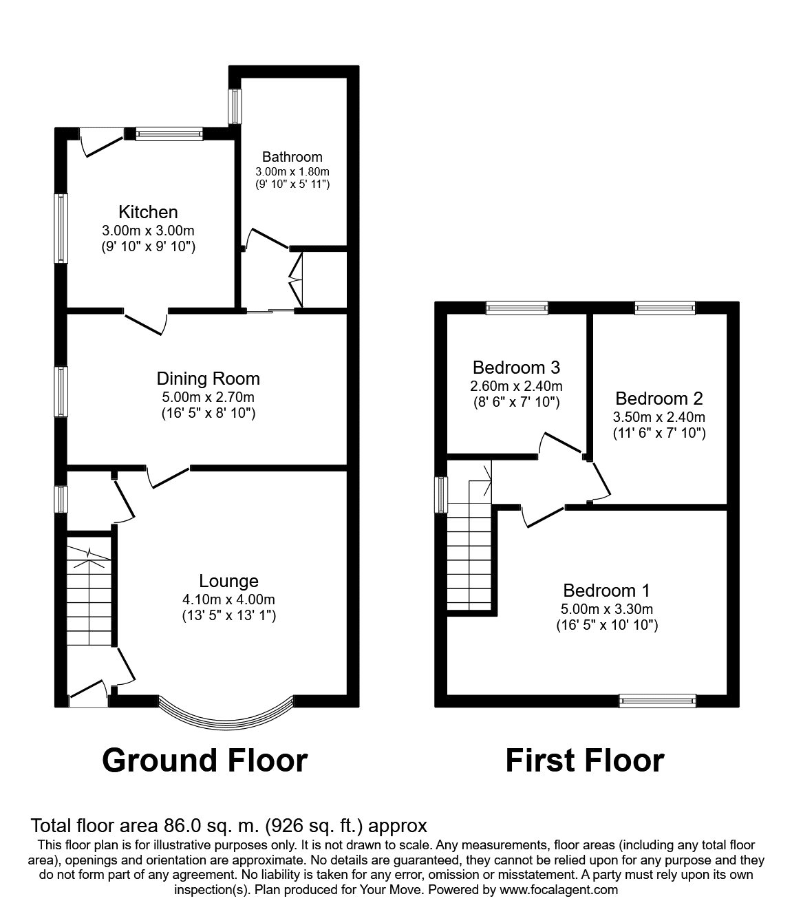 62, Woden Avenue, West Midlands floorplan