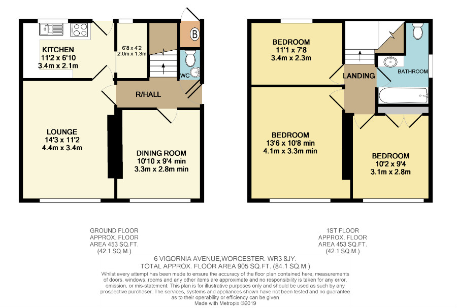 3 Bedrooms Semi-detached house for sale in Vigornia Avenue, Worcester WR3