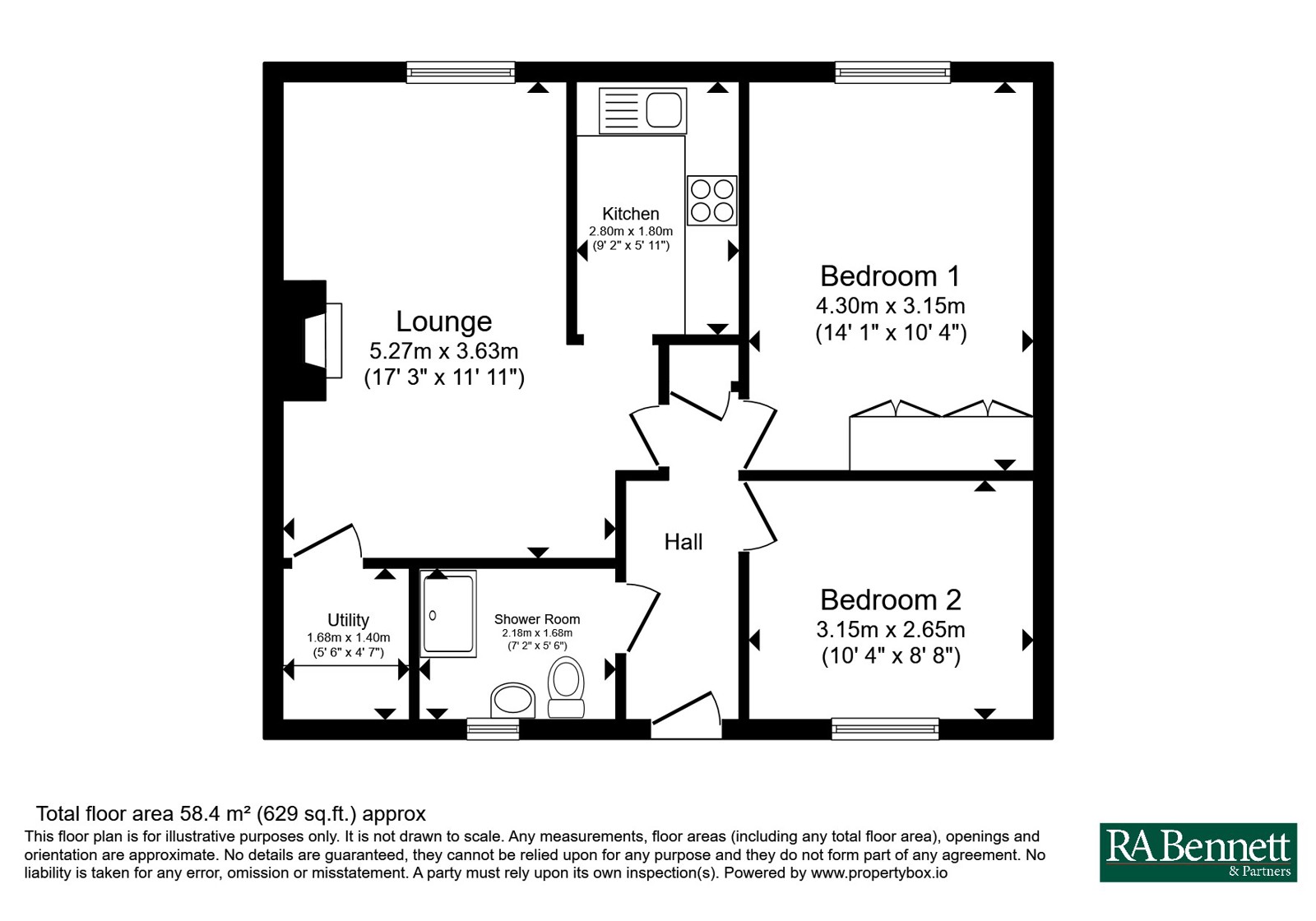 48, Bredon Mews,, Station Road, Worcestershire floorplan