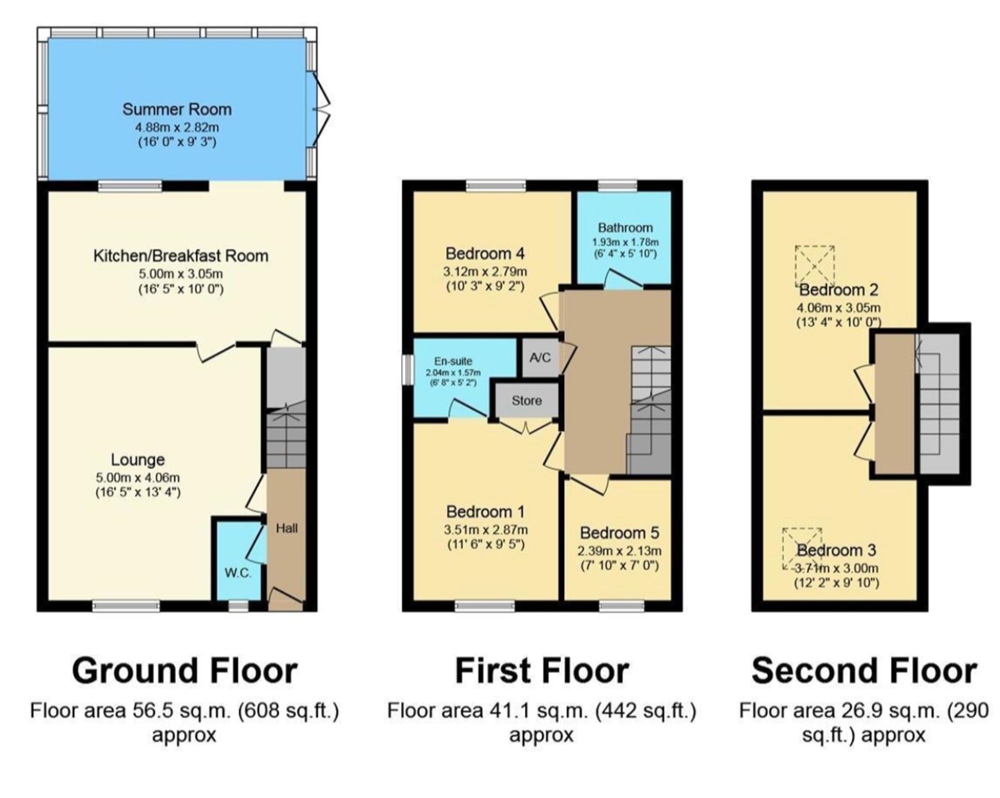 54 Sorrel Drive, Hengoed floorplan