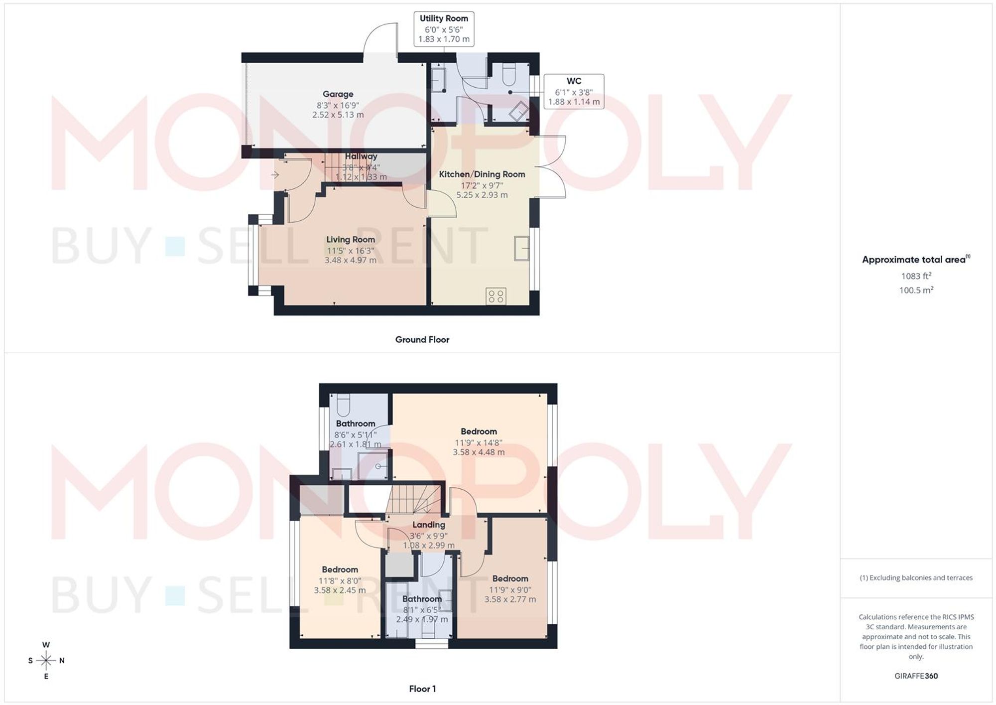 26 Hero's Place, Mold floorplan
