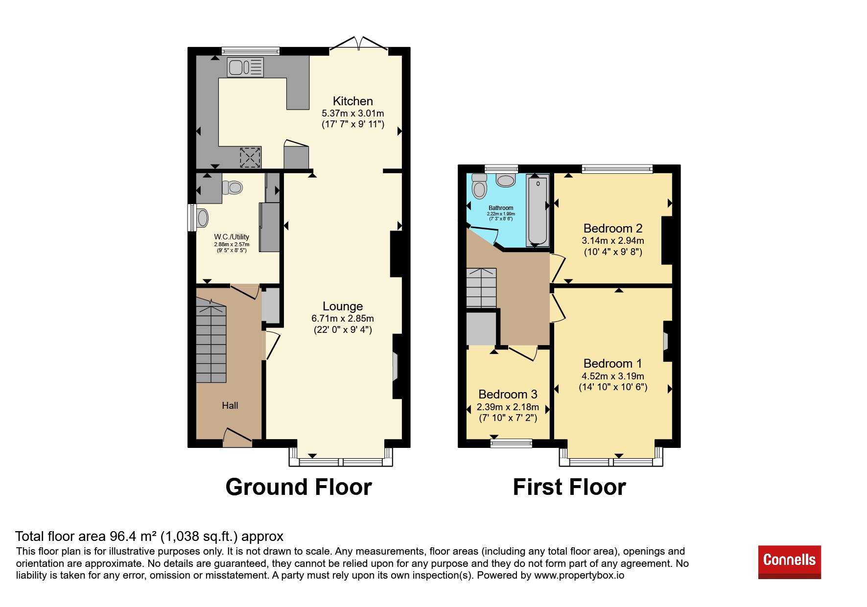 36, Conquest Close, Hitchin floorplan
