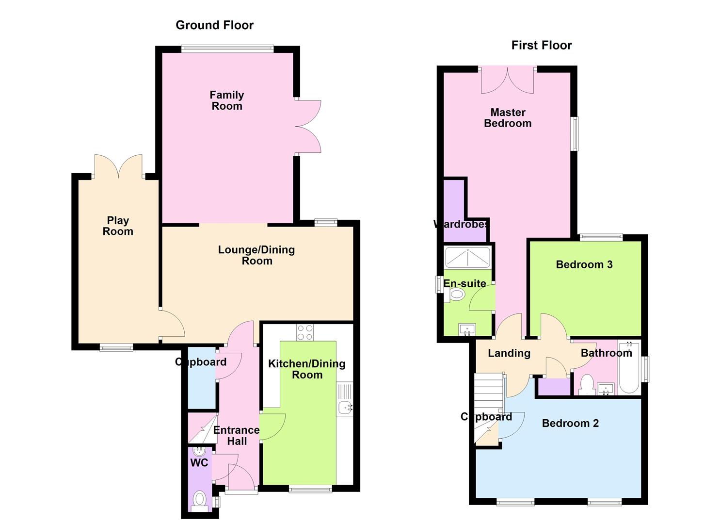 90, Elm Road, Peterborough floorplan