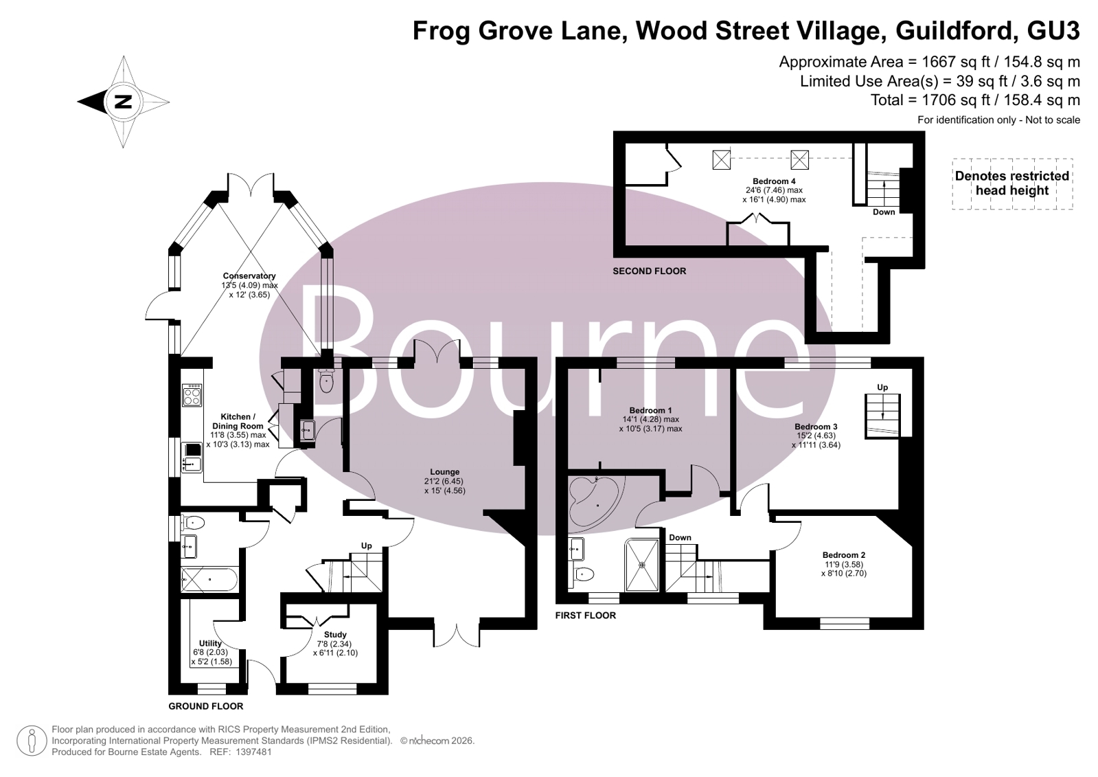186, Frog Grove Lane, Guildford floorplan