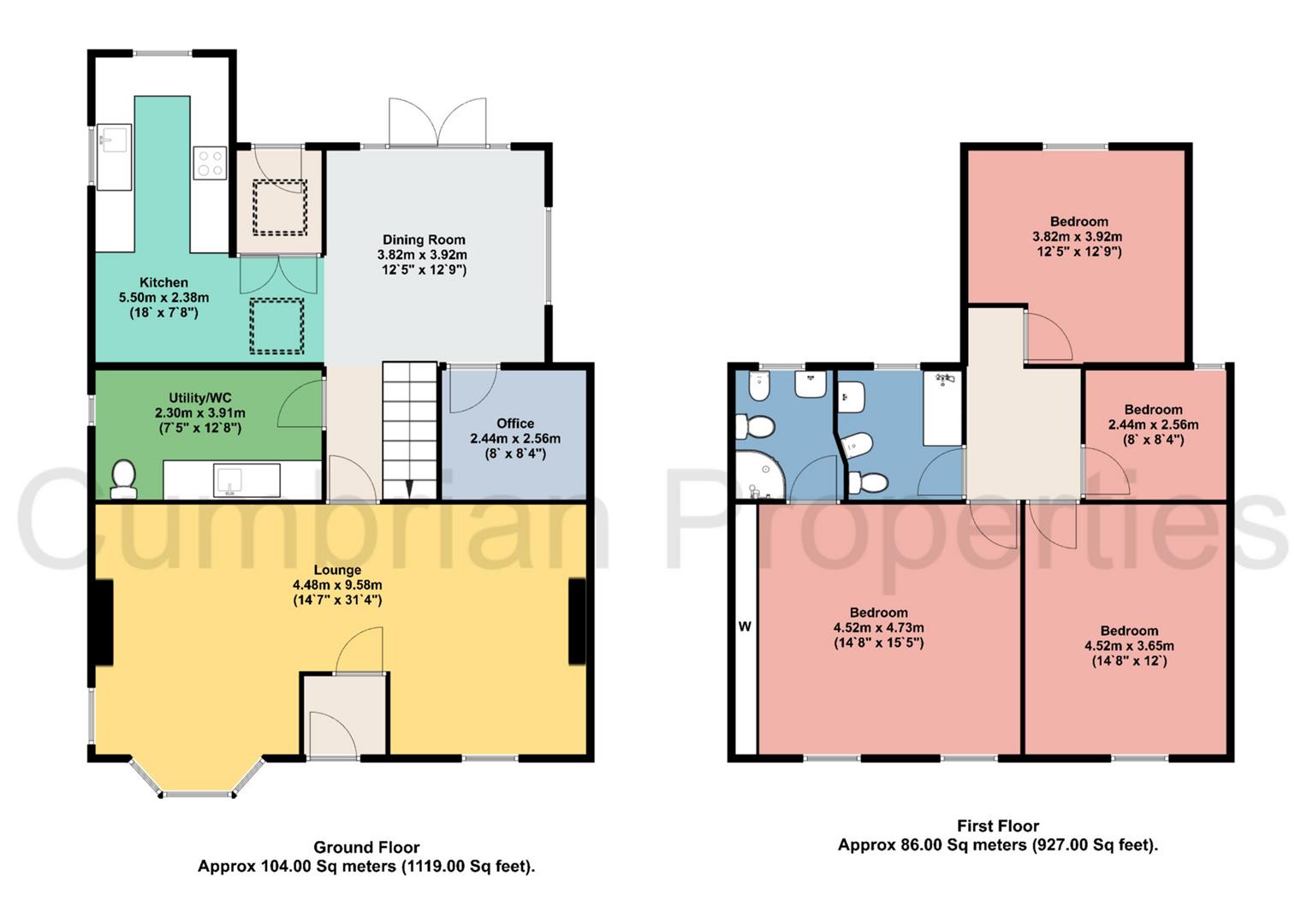 Hill House, Carleton, Carlisle floorplan