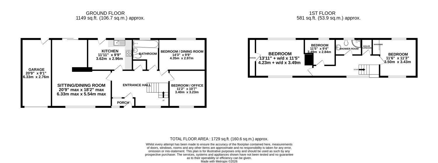 34, Dillons Road, Taunton floorplan