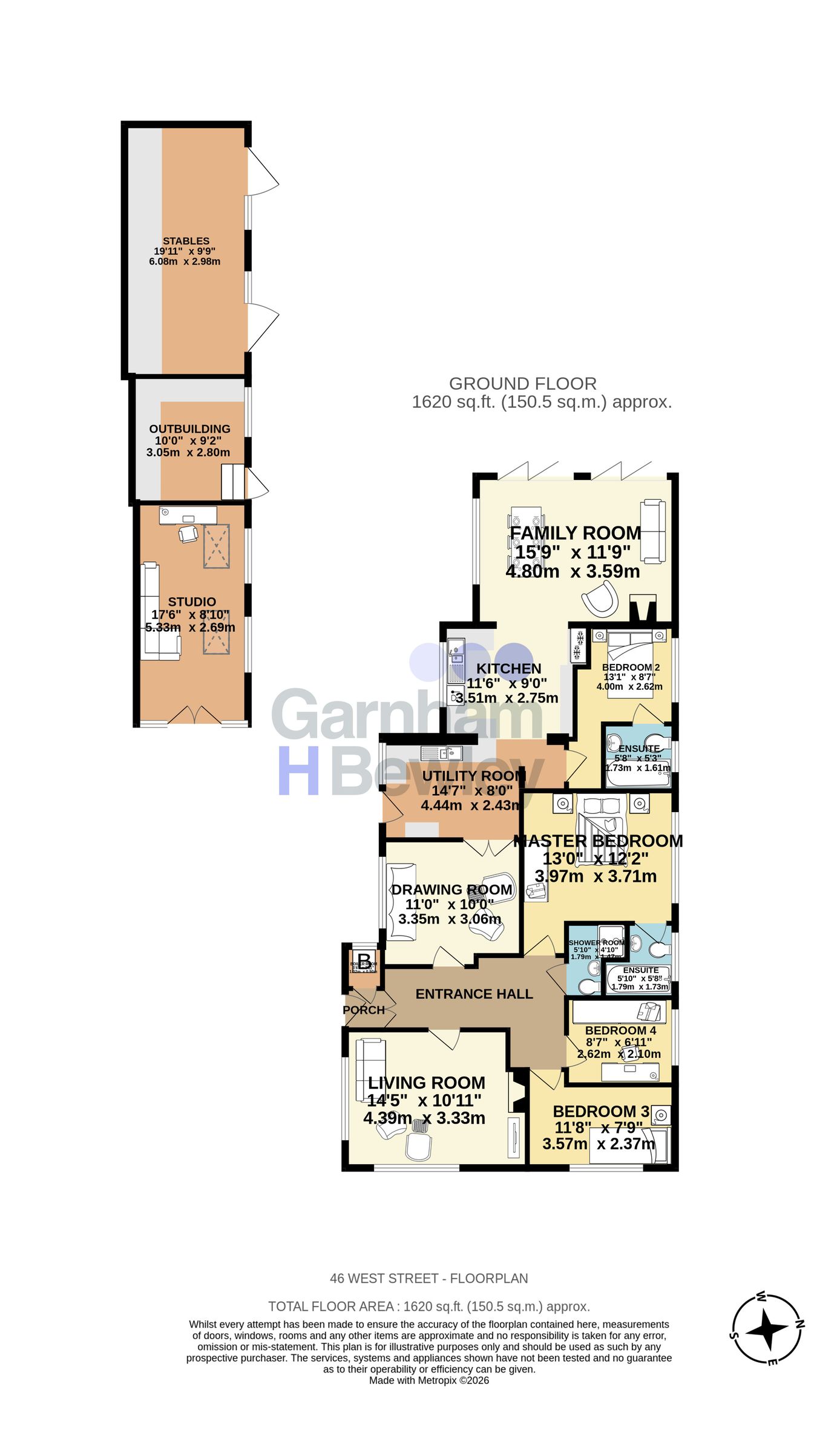 46, West Street, Lingfield floorplan