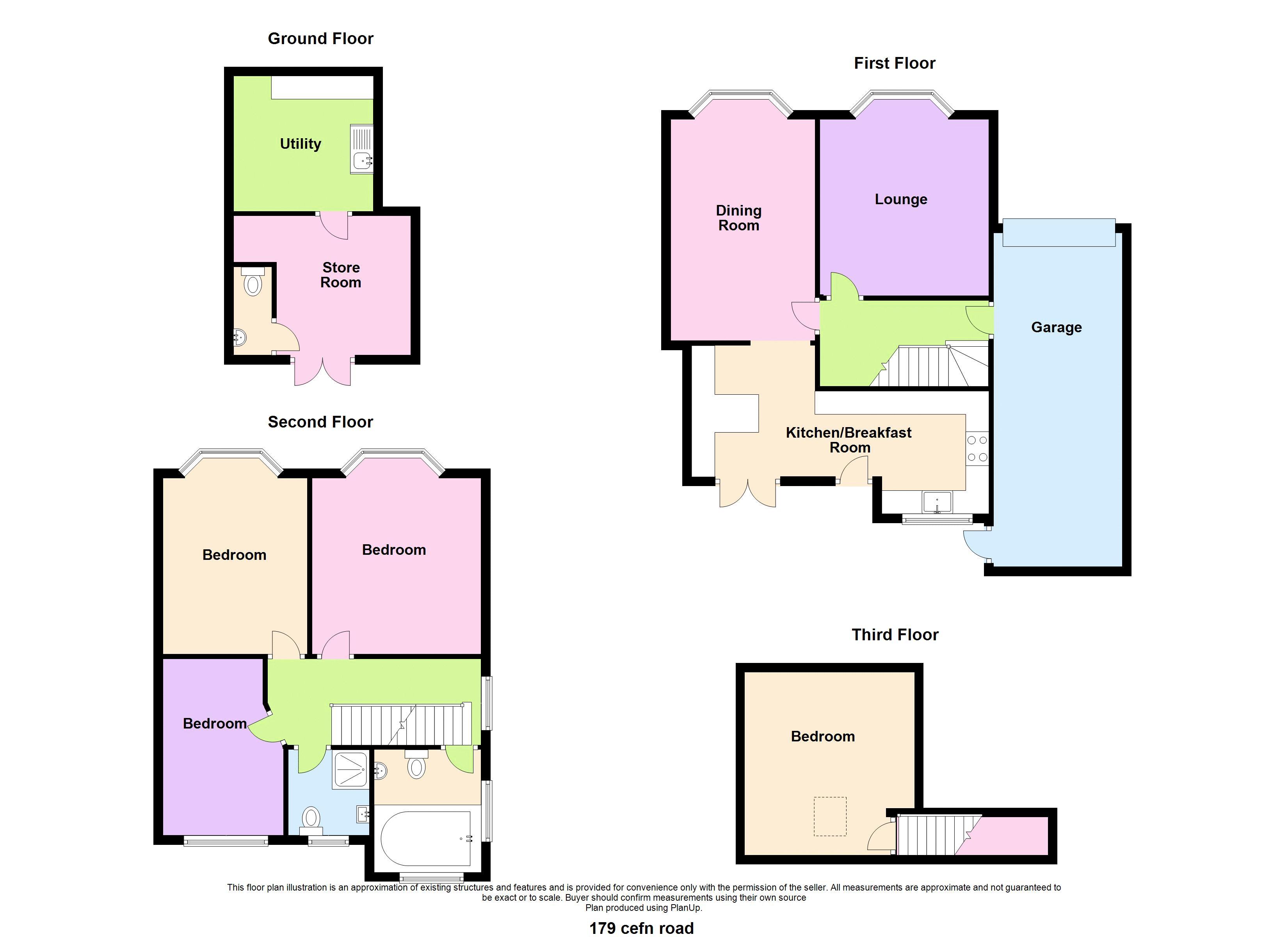 4 Bedrooms Semi-detached house for sale in Larger Style Period House, Cefn Road, Newport NP10