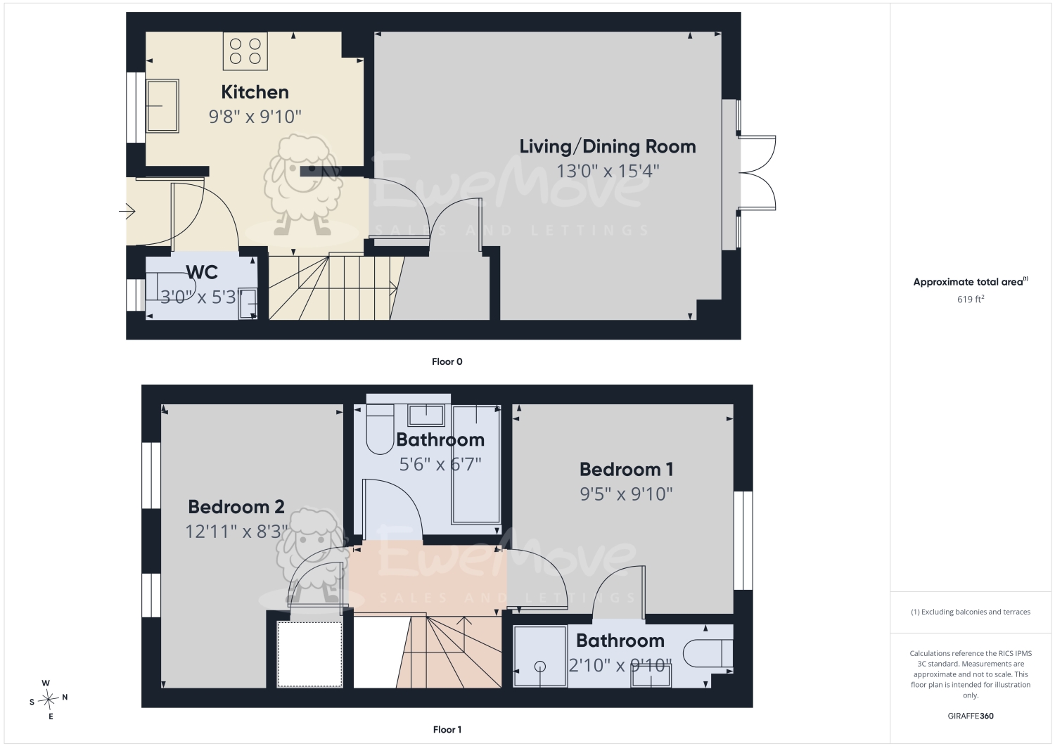 19, Coldstream Close, Folkestone floorplan