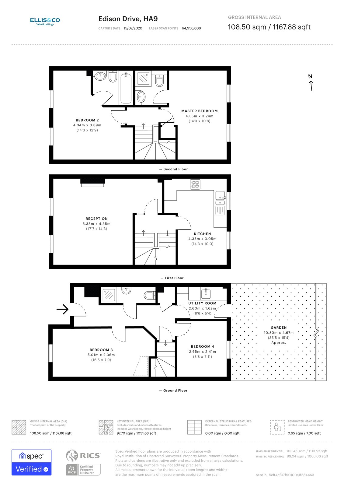 11, Edison Drive, Wembley floorplan