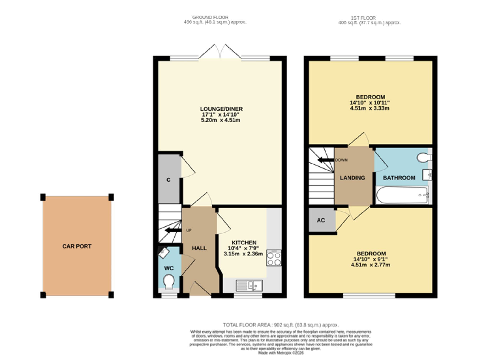 12 Catland Copse, Southampton floorplan