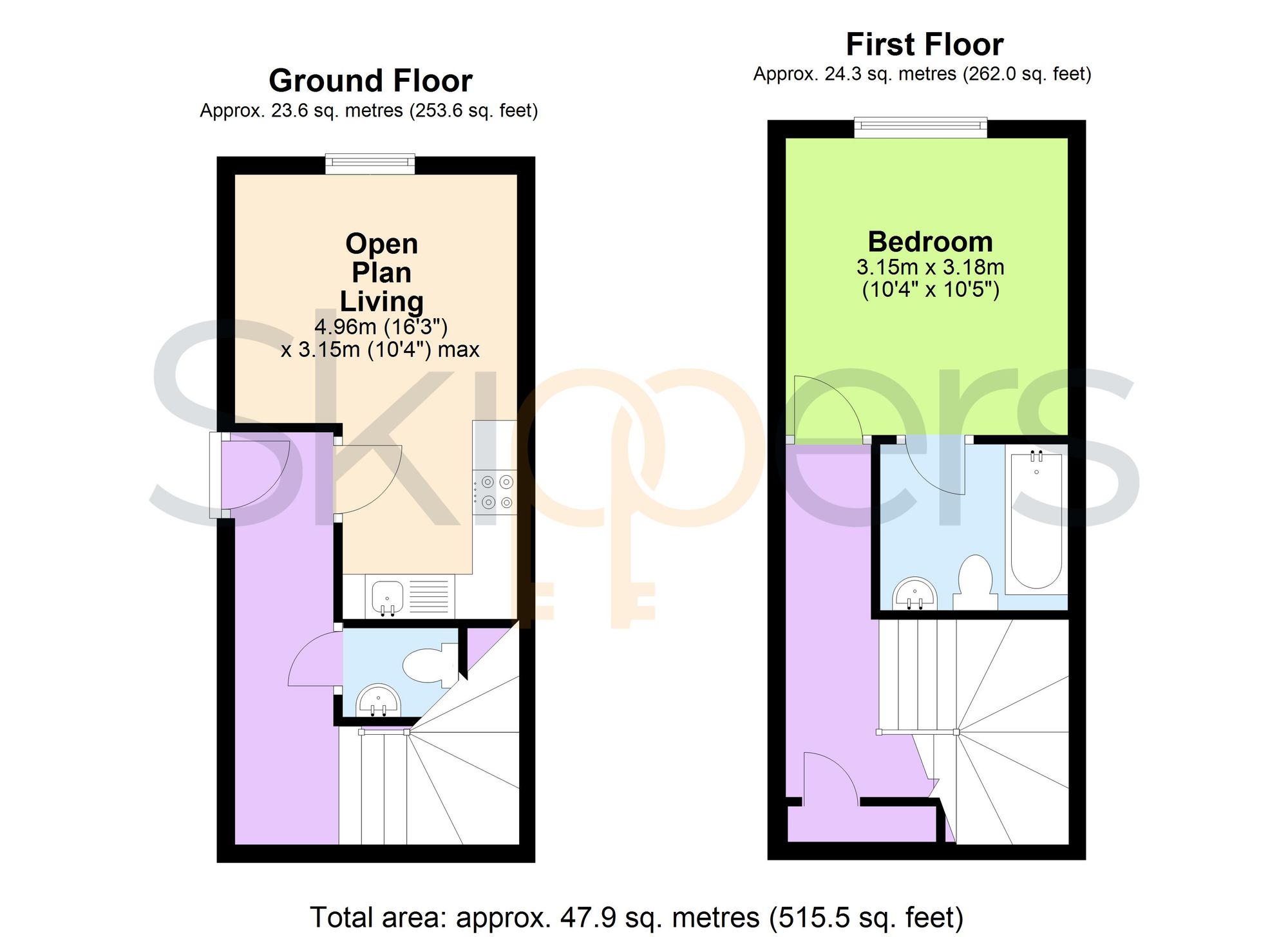 Flat 9, Bank House Mountfield Road, New Romney floorplan