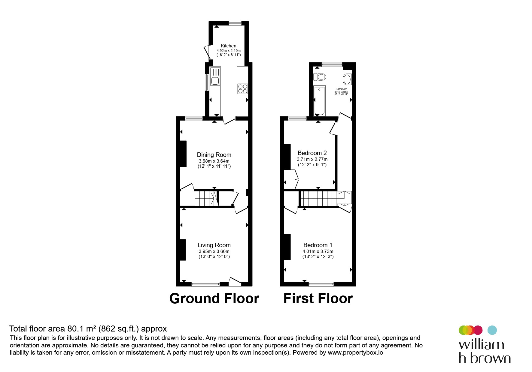 25, Hunloke Road, Chesterfield floorplan