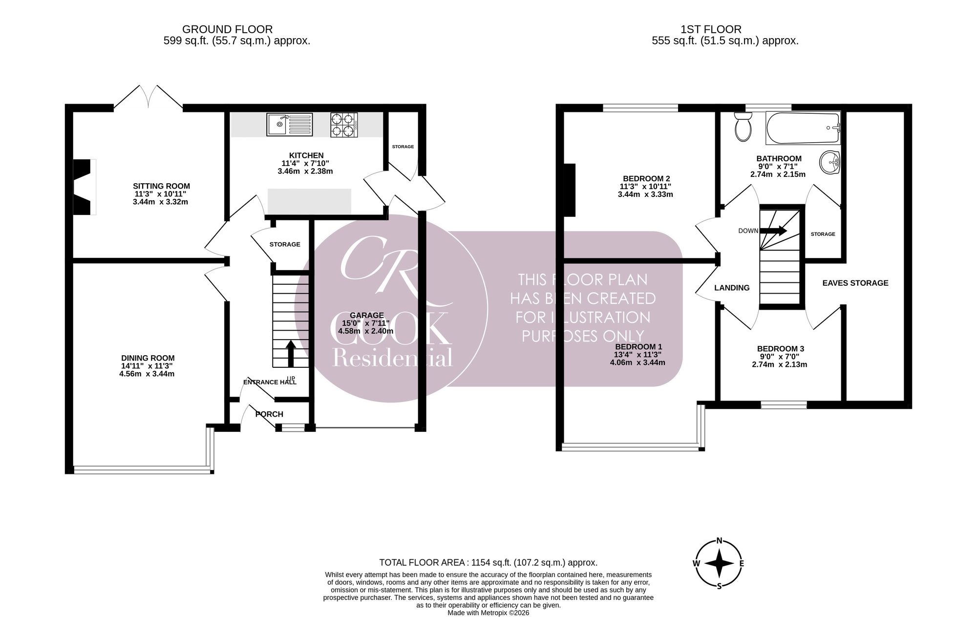 30 South View Way, Cheltenham floorplan