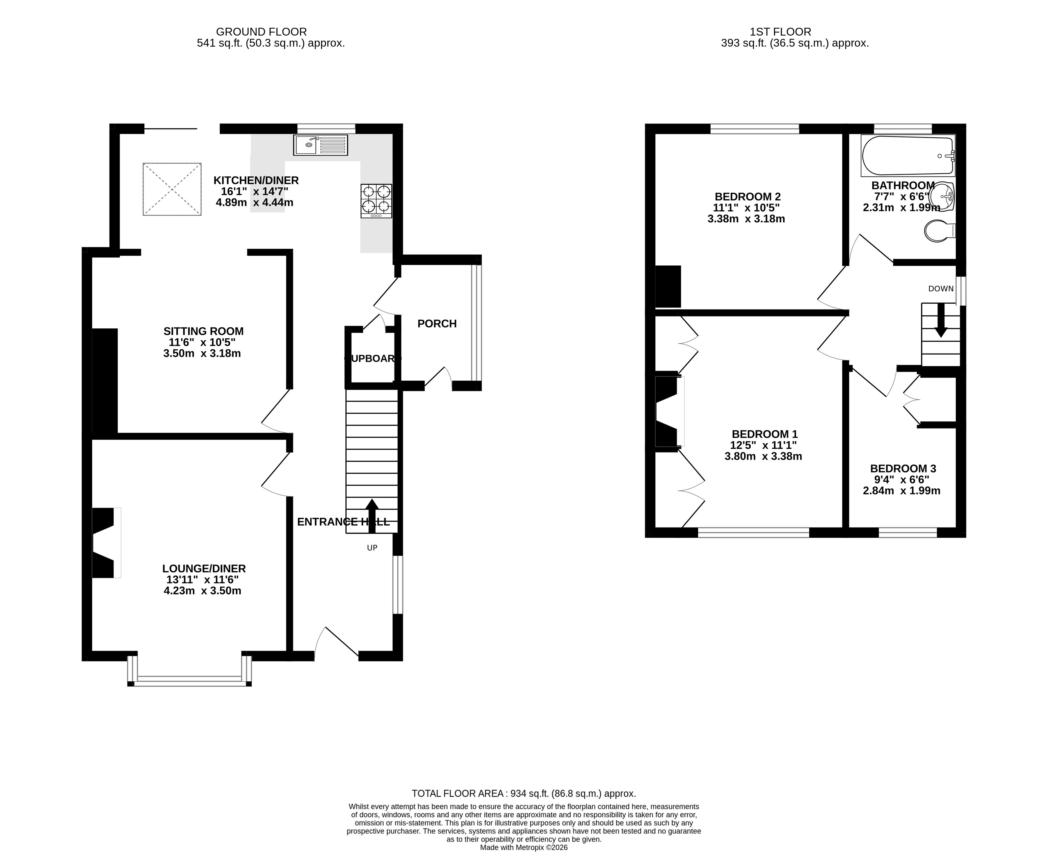 5, Billingwood Drive, Leeds floorplan